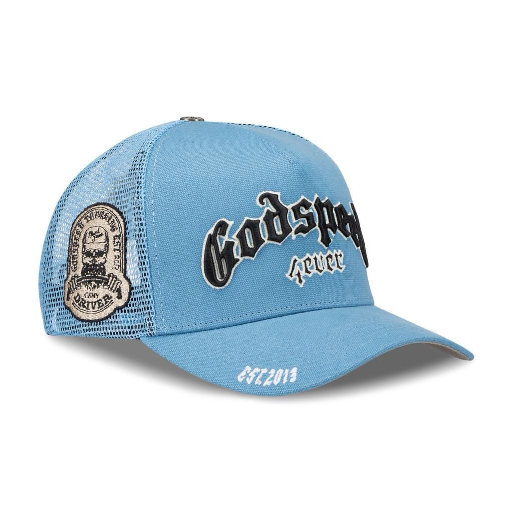 GS FOREVER TRUCKER HAT (BABY BLUE)