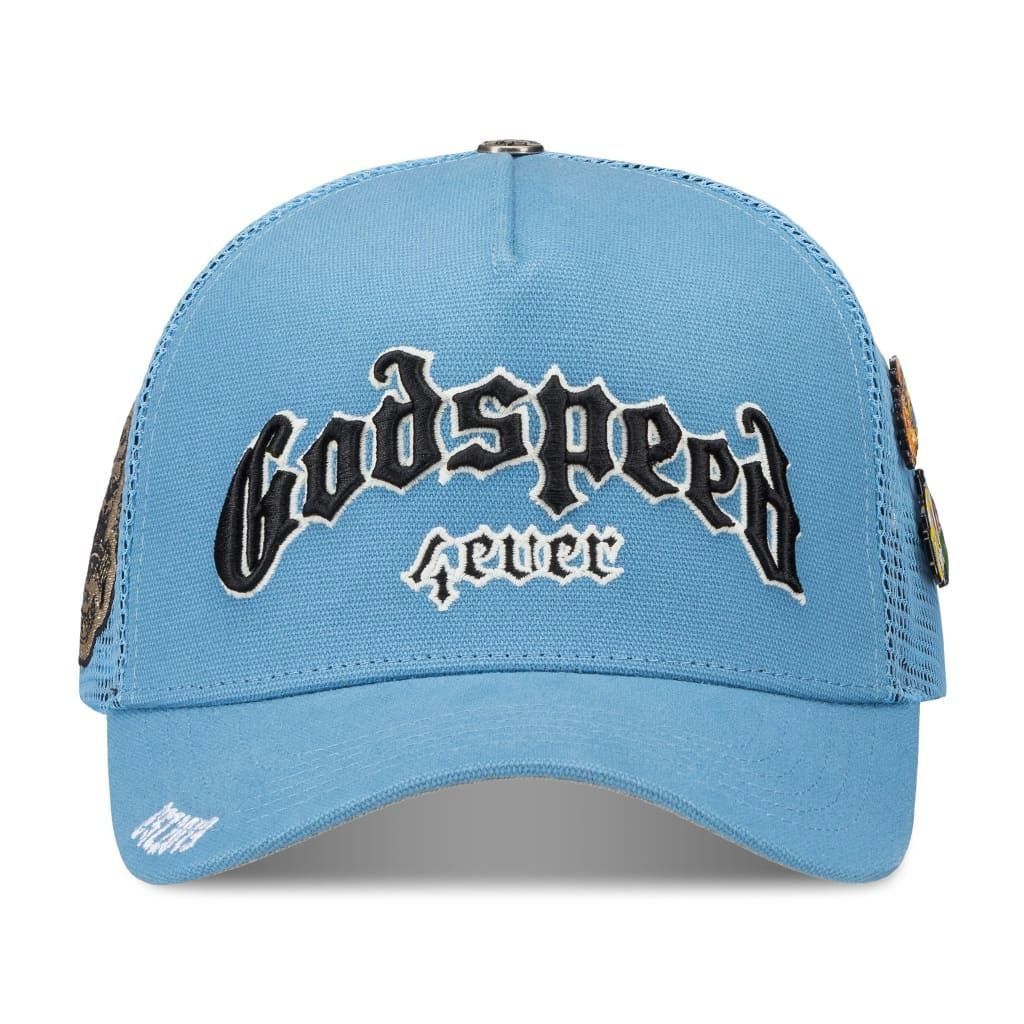 GS FOREVER TRUCKER HAT (BABY BLUE)