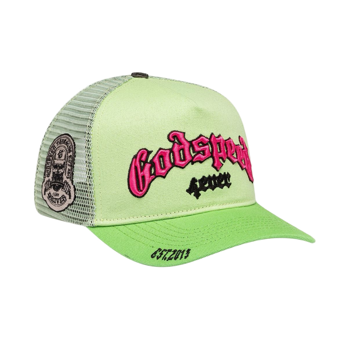 GS Forever Trucker Hat (Lime/pink)