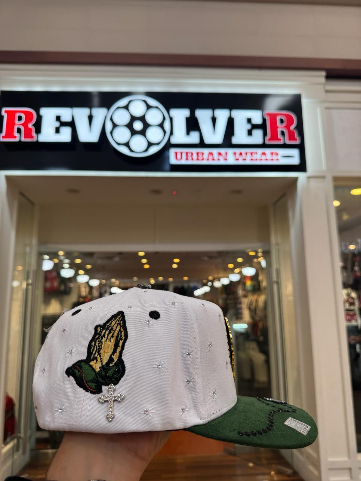 Jesus Cross Hat (Green White)