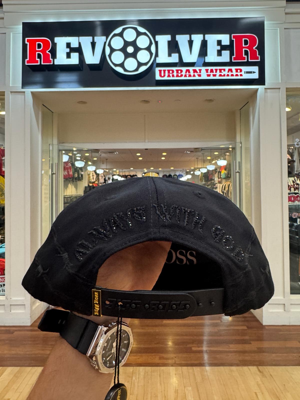 Jesus Cross Hat (Black)