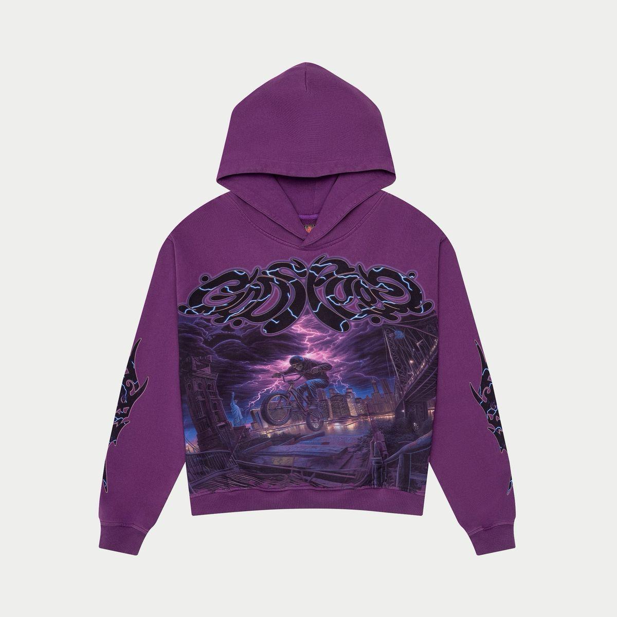 BMX Hoodie (Purple) – Revolverurbanwear