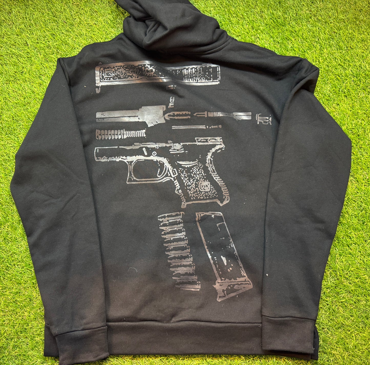 G-lock zip up black/black slim fit