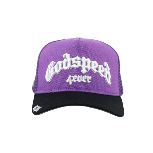 GS FOREVER TRUCKER HAT (PURPLE/BLACK)