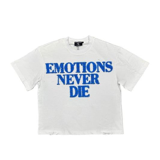 End Rhinestone Tee (Blue)