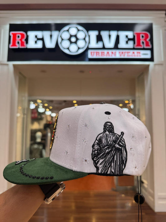 Jesus Cross Hat (Green White)