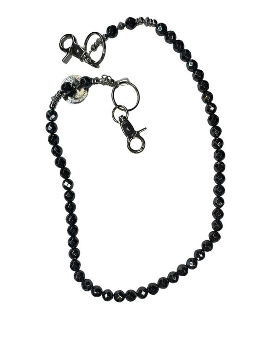 Jeans Chain – Black Crystal Bead Chain
