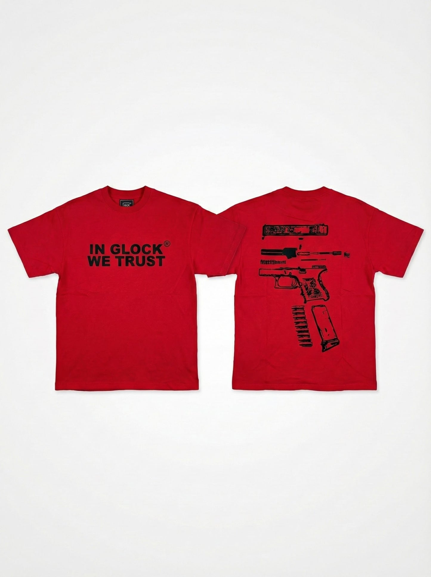 G-LOCK TSHIRT (Red-Black)