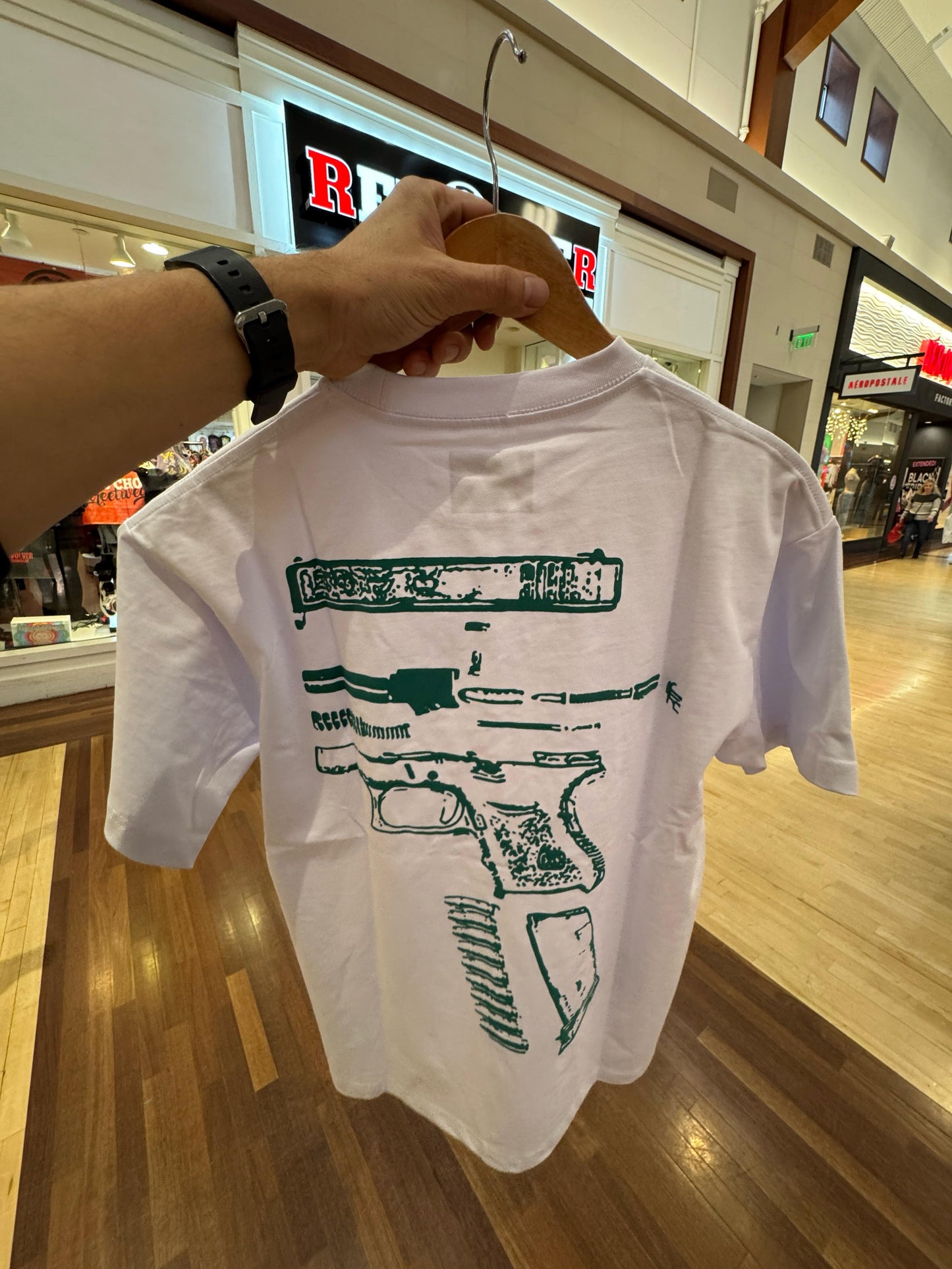 G-LOCK TSHIRT (White-Green)