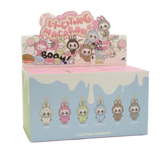 Pop Mart Labubu The Monsters Exciting Macaron Vinyl Face Sealed Case (6 Blind Boxes)