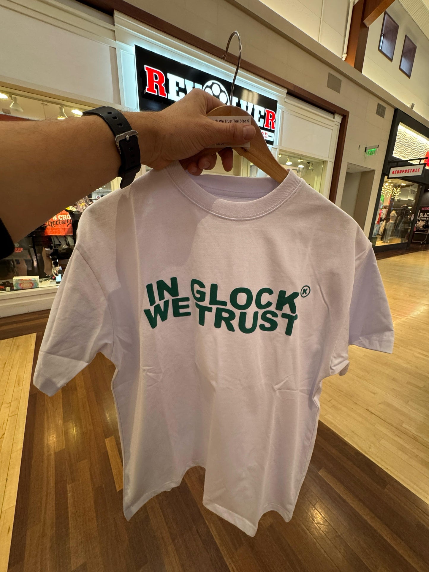 G-LOCK TSHIRT (White-Green)