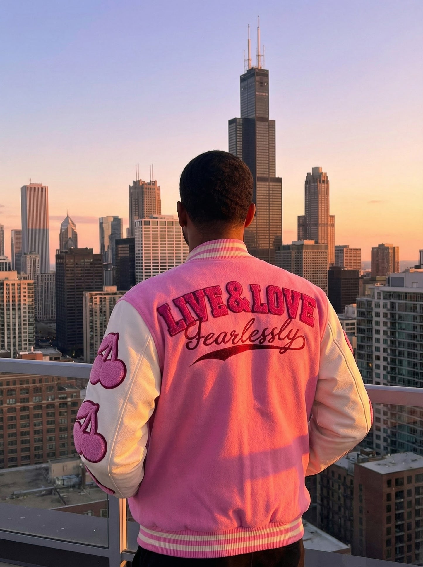 Varcity Jacket (Pink)