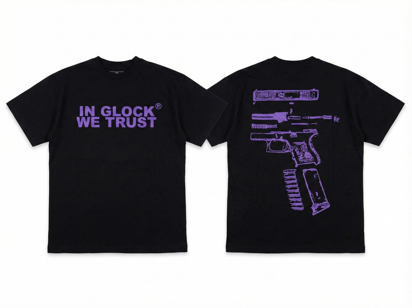 G-LOCK TSHIRT (Black-Purple)