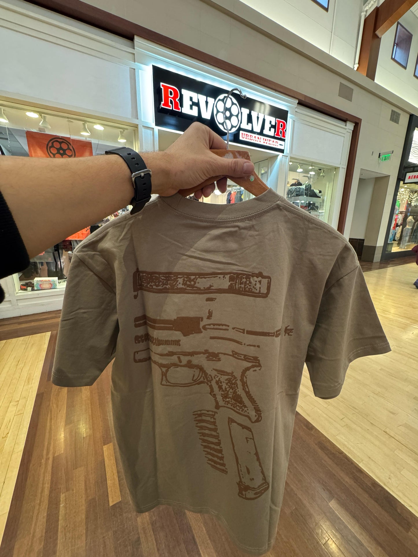 G-LOCK TSHIRT (Beige-Brown)