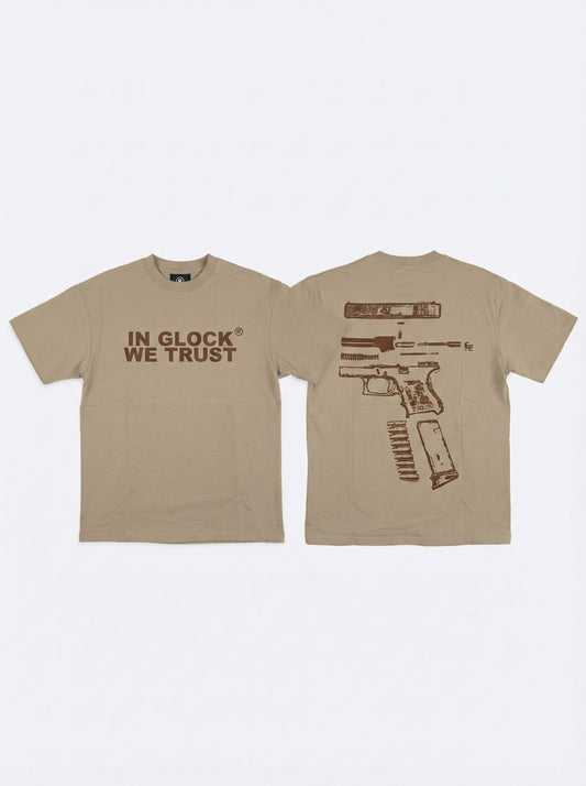 G-LOCK TSHIRT (Beige-Brown)