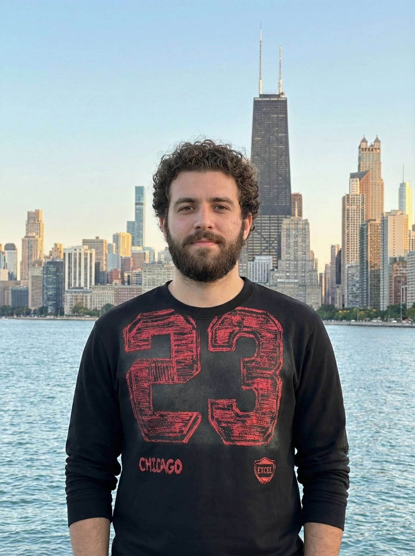 Long sleeve (Black-Red)