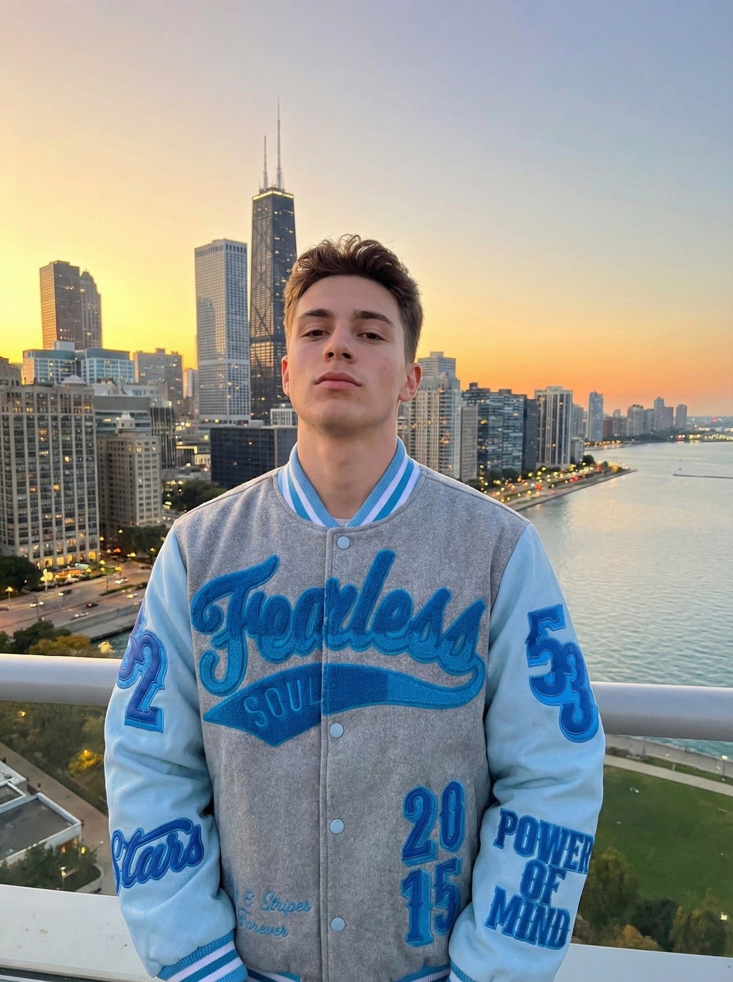 Varcity Jacket (Light Blue)