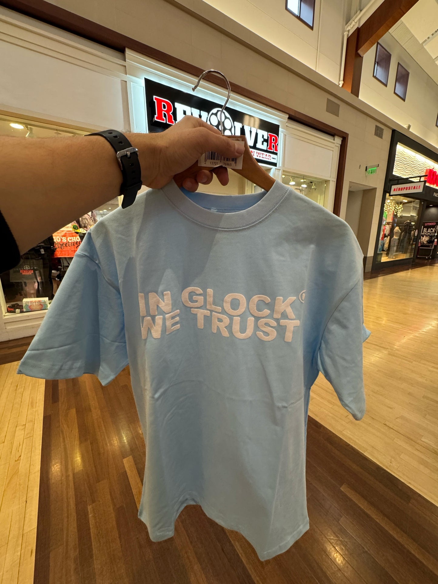G-LOCK TSHIRT (Baby Blue-White)