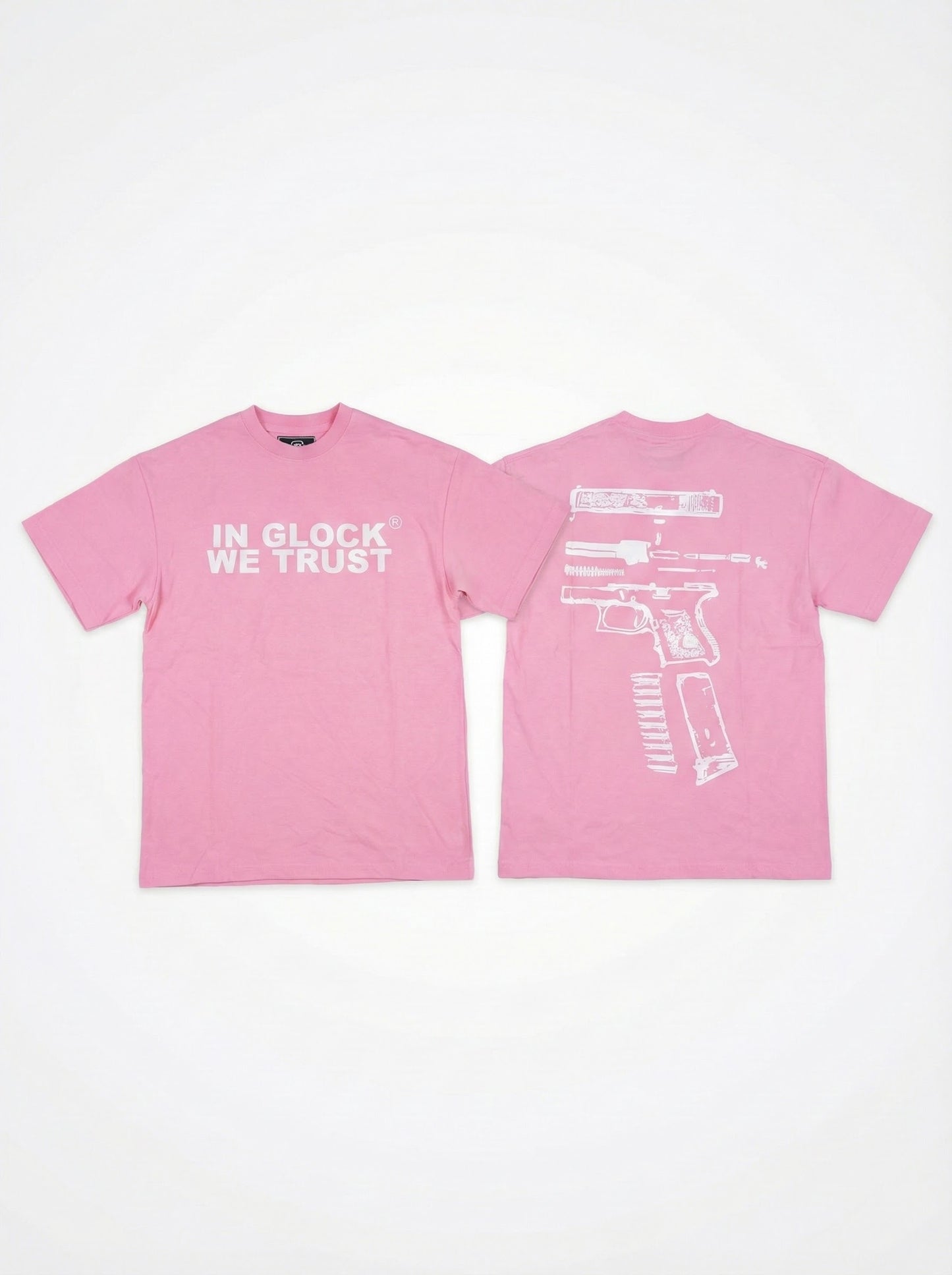 G-LOCK TSHIRT    (Pink-White)