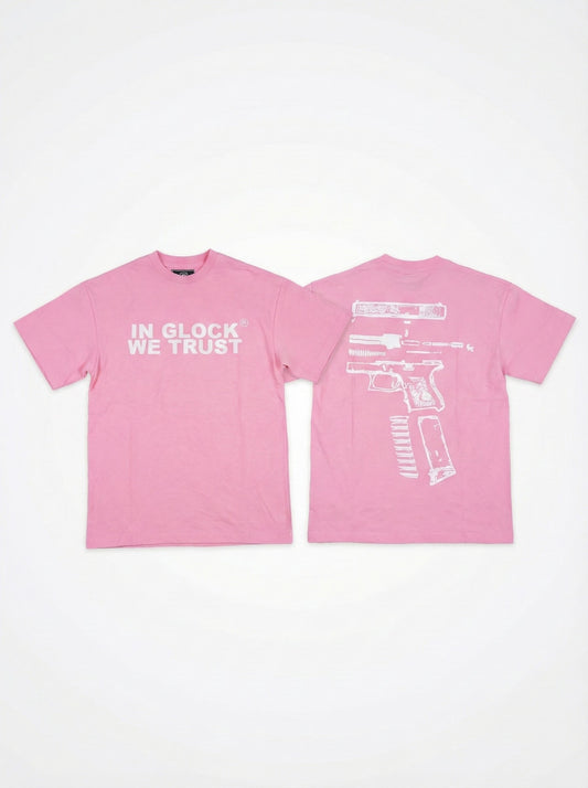 G-LOCK TSHIRT    (Pink-White)