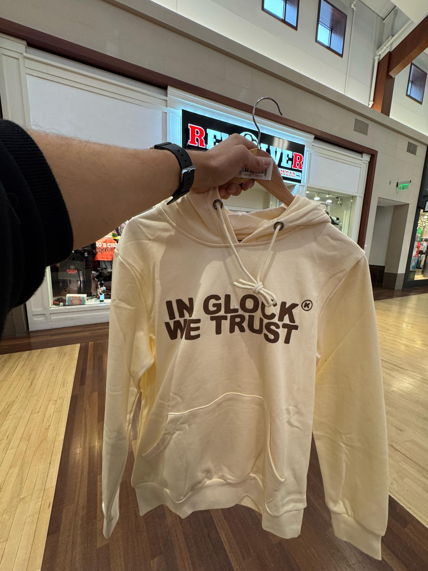 G-LOCK HOODIE (Cream-Brown)
