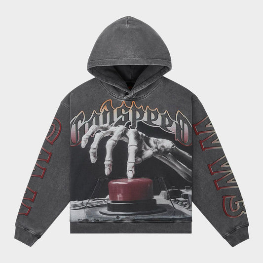 Code Red Hoodie(Grey-Wash)