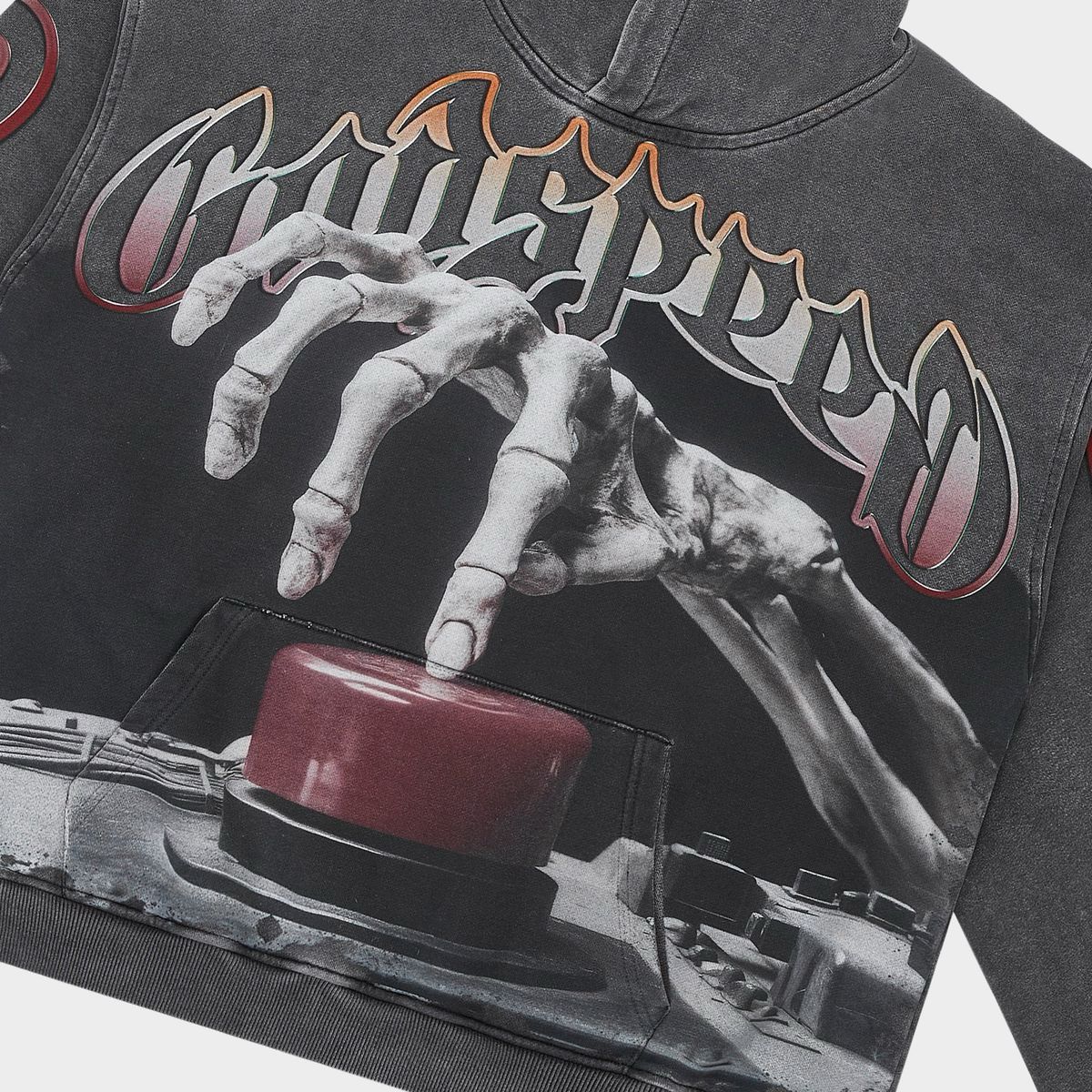 Code Red Hoodie(Grey-Wash)